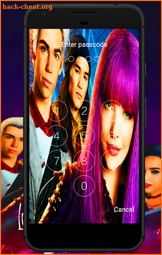 Lockscreen for descendants  2018 screenshot