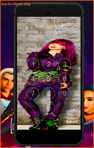 Lockscreen for descendants  2018 screenshot