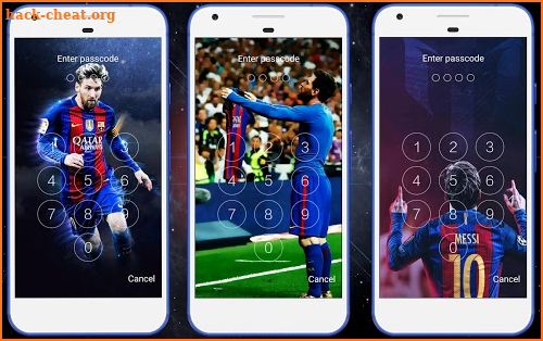 LockScreen For Messi New screenshot