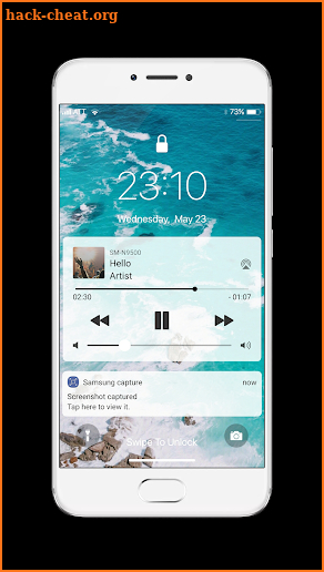 LockScreen Phone-Notification screenshot