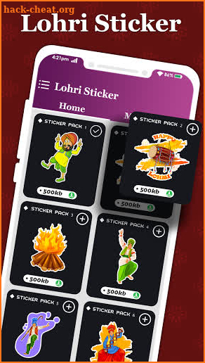 Lohri Stickers For WhatsApp : Makar Sankranti screenshot