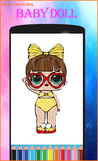 Lol coloring book Dolls surprise for kids screenshot