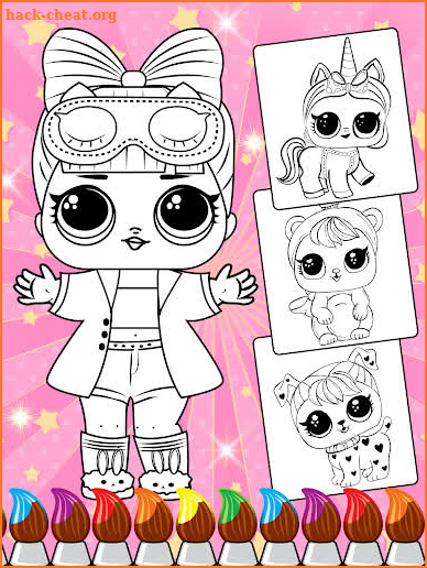 Lol Dolls Coloring Book, Lols & Dresses screenshot