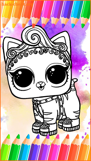 lol surprise dolls coloring book, fashion games screenshot