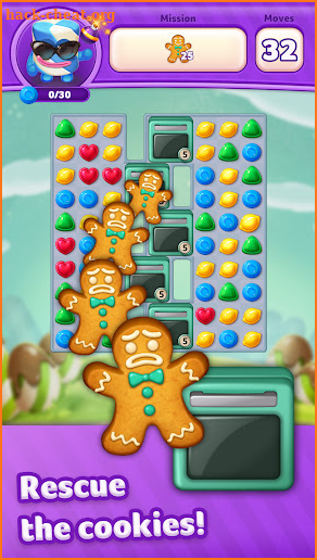 Lollipop Sweet Heroes Match3 screenshot