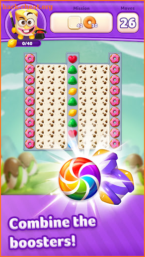 Lollipop Sweet Heroes Match3 screenshot