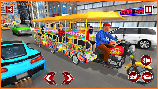 Long Tuk Tuk Simulator:Rickshaw Driving Game screenshot