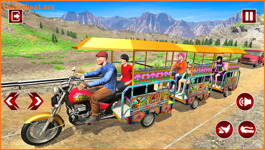 Long Tuk Tuk Simulator:Rickshaw Driving Game screenshot