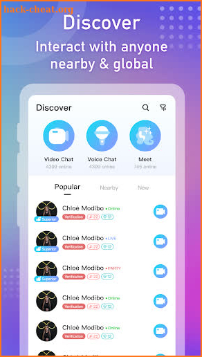 Loofo- Video Chat & Dating App screenshot