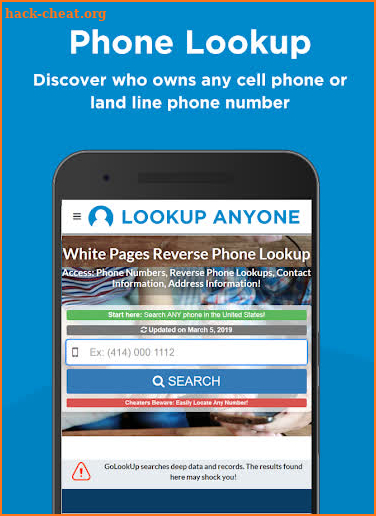 Lookup Anyone 🔎 Background Check App 🕵🏿 🕵🏻 screenshot