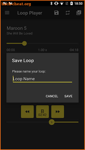 Loop Player - A B Audio Repeat Player screenshot