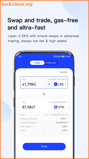 Loopring Smart Wallet screenshot