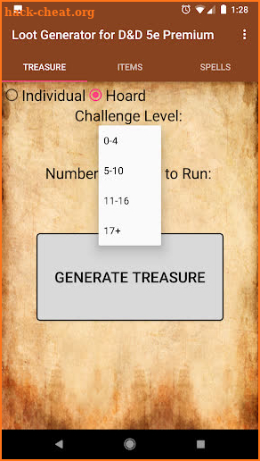 Loot Generator (for D&D 5e) (Ad-Free) screenshot