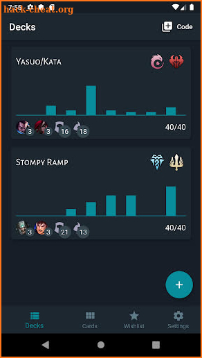 LoR Deck Builder screenshot