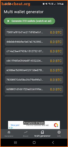 Lost Bitcoin Wallet Finder screenshot