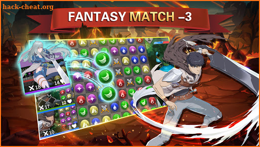 Lost Rings - Fantasy Puzzle RPG Match 3 Games screenshot