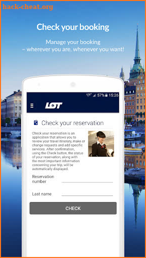 LOT Polish Airlines screenshot