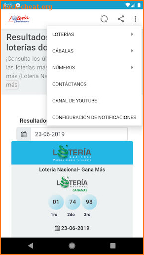 Lotería Dominicana screenshot