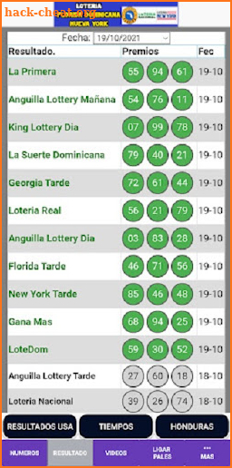 Lotería Florida Dominicana screenshot