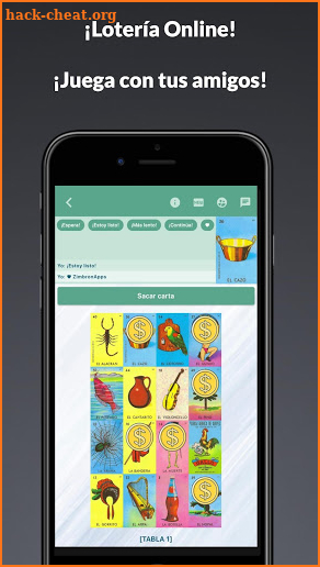 Lotería Online screenshot