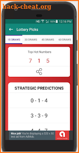 Lottery Number Prediction & Generator App screenshot