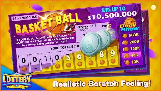 Lottery Ticket Scanner Games screenshot