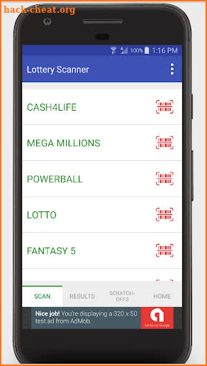 Lottery Ticket Scanner - New Jersey Checker Result screenshot