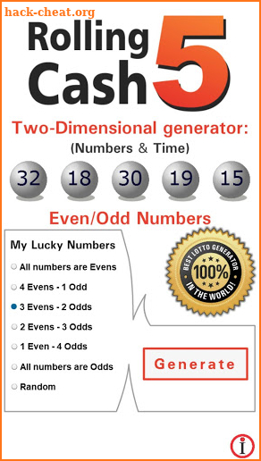 Lotto Winner for Rolling Cash 5 screenshot