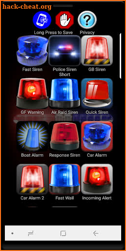 LOUD Siren Ringtones screenshot