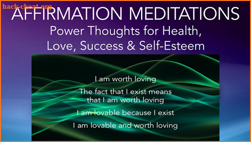 LOUISE HAY AFFIRMATIONS screenshot