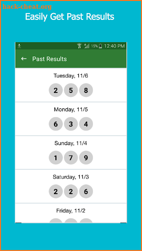 Louisiana Lottery Results screenshot