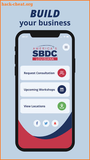 Louisiana SBDC screenshot