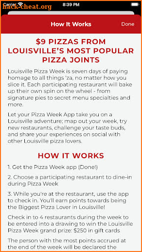 Louisville Pizza Week screenshot