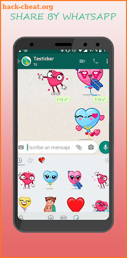 Love ANIMATED WASticker stickers movement screenshot