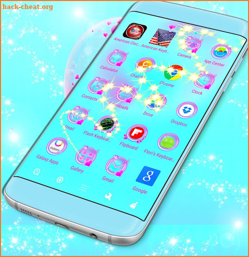 Love Bubble Launcher Theme screenshot