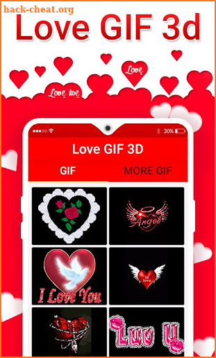 Love Gif 3D screenshot