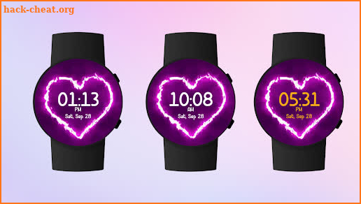 Love Heart Animated Watch Face screenshot