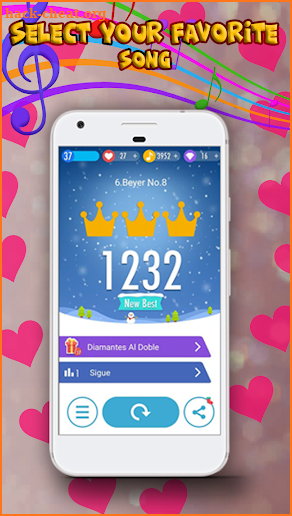 Love Heart Piano Tiles 2018 screenshot