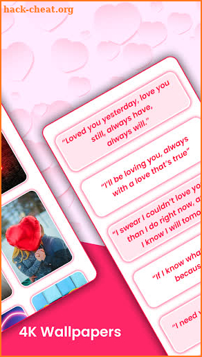 Love Messages & SMS Quotes screenshot