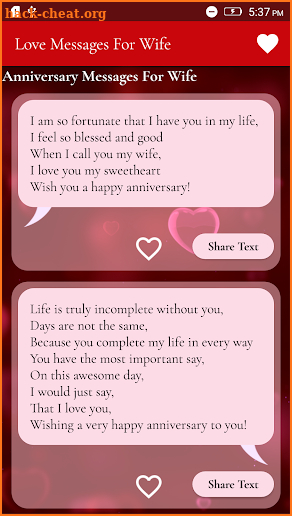 Love Messages For Wife - Romantic Poems & Images screenshot