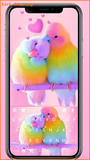 Love Parrots Keyboard Theme screenshot