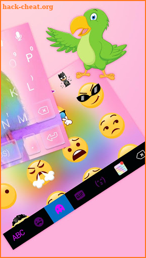 Love Parrots Keyboard Theme screenshot