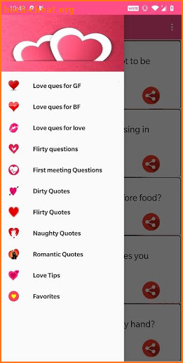 Love Questions to ask your partner screenshot