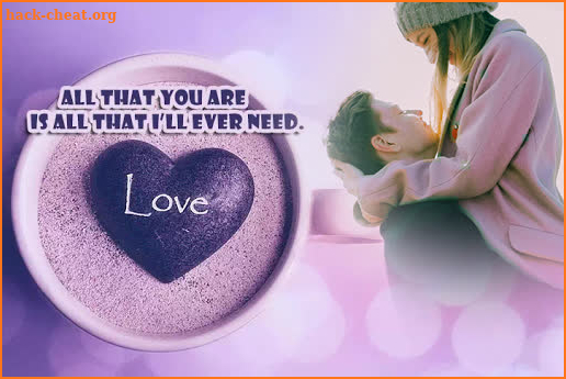 Love Quotes Photo Editor screenshot