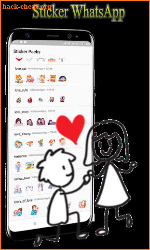 Love Romance Sticker For WhatsApp screenshot