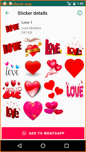 Love Stickers for WhatsApp - WAStickerApps ❤️❤️❤️ screenshot