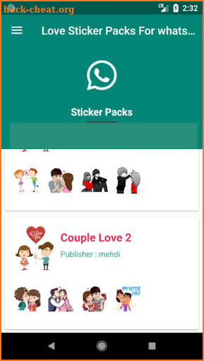 Love Stickers Packs - WAStickerApps screenshot