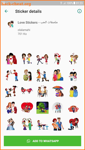 Love Stickers - WAStickerApps screenshot