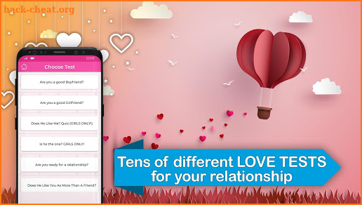 Love Test - Boyfriend , Free Online Dating Quiz screenshot