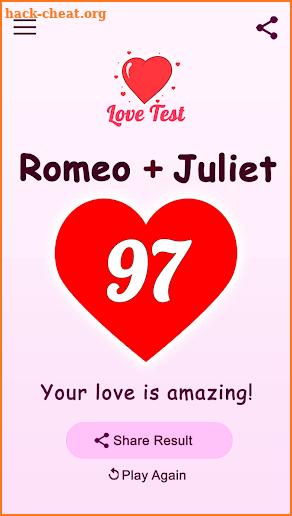 Love Test - Compatibility Test screenshot